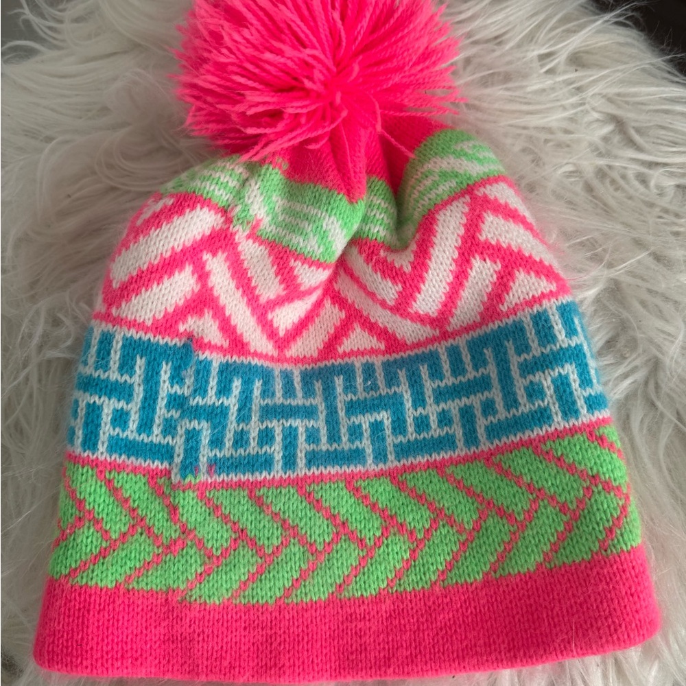 Colorful kids Pom-Pom Beanie